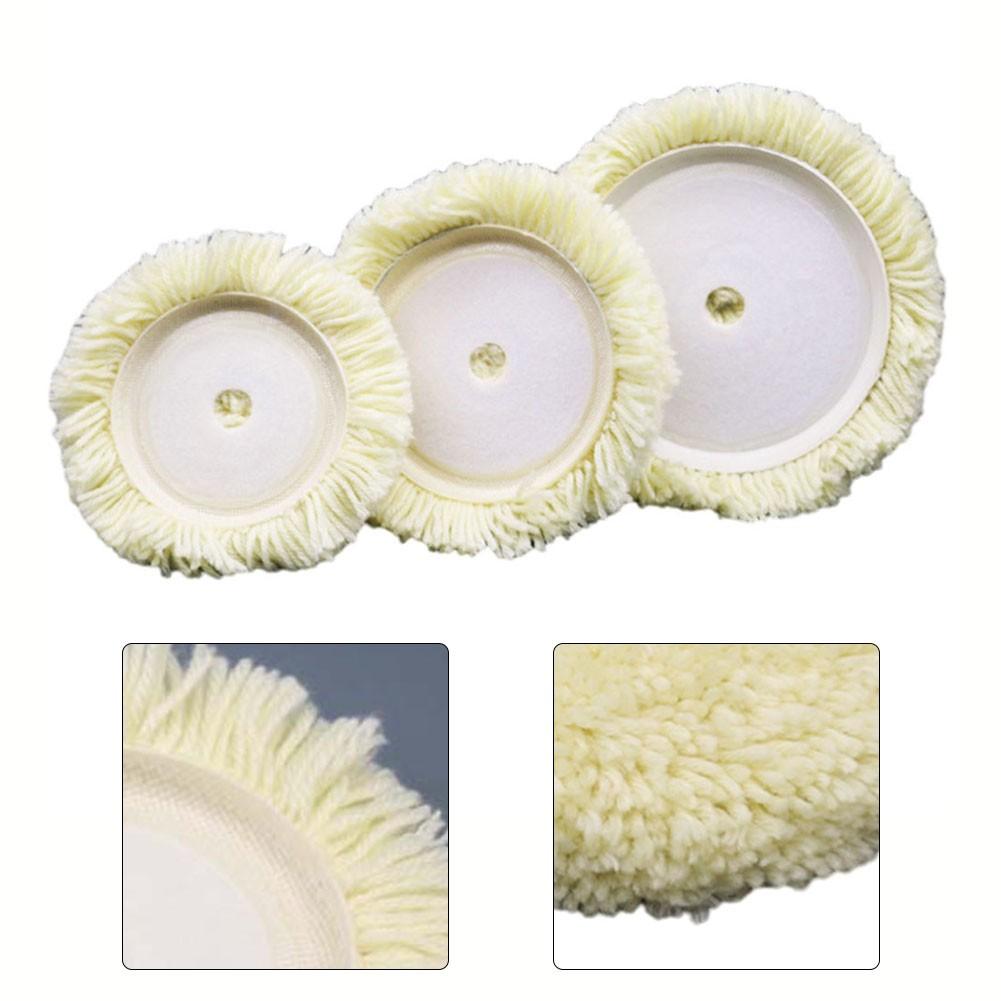 Шерстяные полировальные круги Buffing Pads Полировочный круг для автомобиля 5/6/7 дюймов Шерстяное колесо