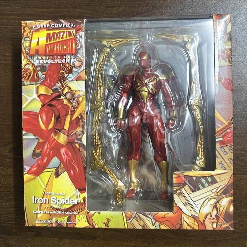 Revoltech Agent Anti-Venom Action Figure Model Toys PVC Collection Amazing Yamaguchi Agent Venom Eugene Thompson Figurine