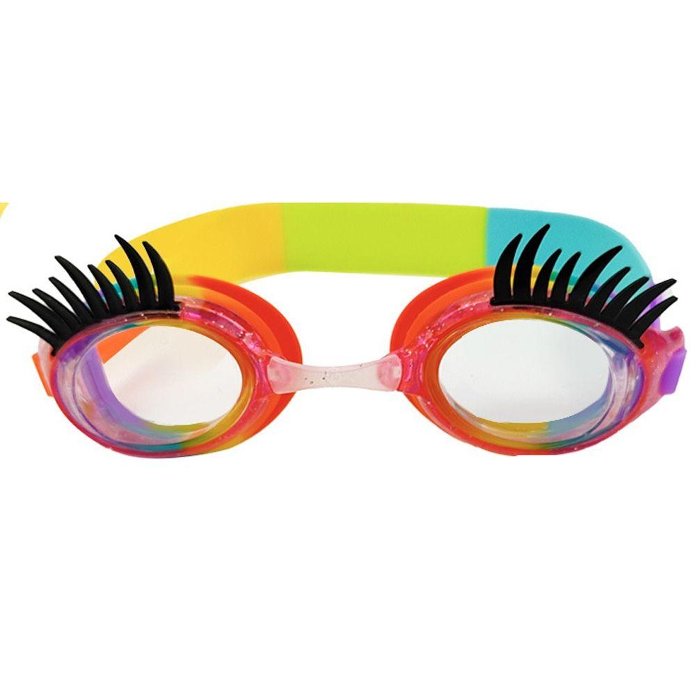 Anti Fog Eyelash Glasses Waterproof Swimming Goggles Childrens Swimming Goggles  Water Sports