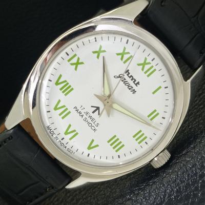 ВИНТАЖНЫЕ ЧАСЫ HMT JAWAN С РУЧНЫМ ЗАВОДОМ, ИНДИЙСКИЕ МУЖСКИЕ, ЦИФЕРБЛАТ БЕЛОГО ЦВЕТА a700295-5