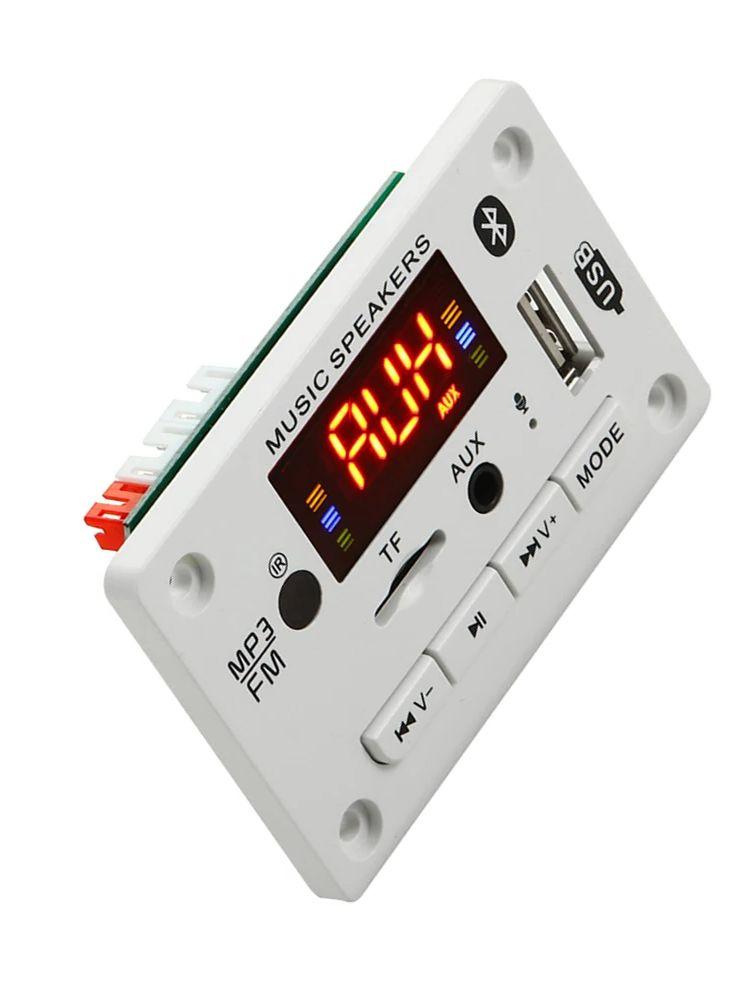 Новый DC12V беспроводной Bluetooth 5.0 MP3 WMA декодер плата аудио модуль поддержка USB TF AUX FM запись автомобильные аксессуары