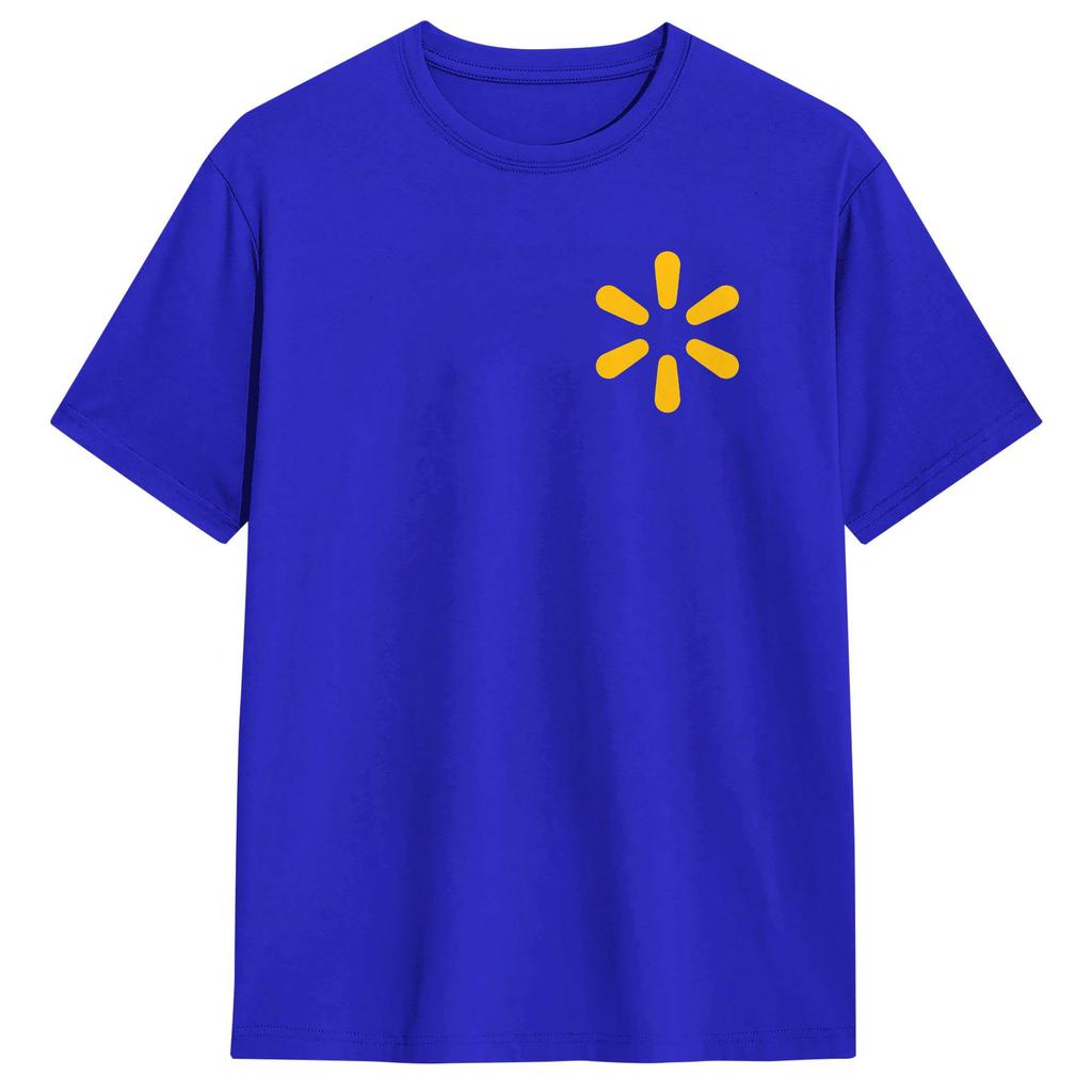 Смешная футболка Walmart с закатом, унисекс, с круглым вырезом, из чистого хлопка, с коротким рукавом, больших размеров