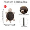 Подставки под кружки для стола, Защитные, Форма деревянных черепах, Держатели для напитков, Набор из 4 штук с многослойным панцирем сверху, Для кофейных чашек, чайных чашек и ежедневного использования на столе