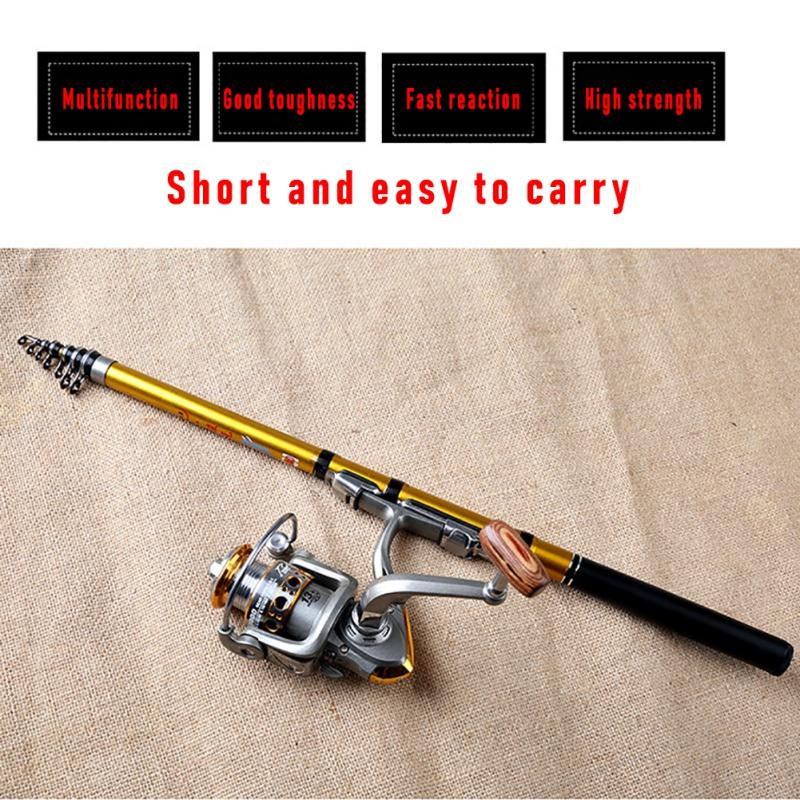 Телескопическая удочка, аксессуары для уличной рыбалки, аксессуары для ночной рыбалки, уличная рыба, 1,5–3 м, противоскользящая портативная удочка для рыболова