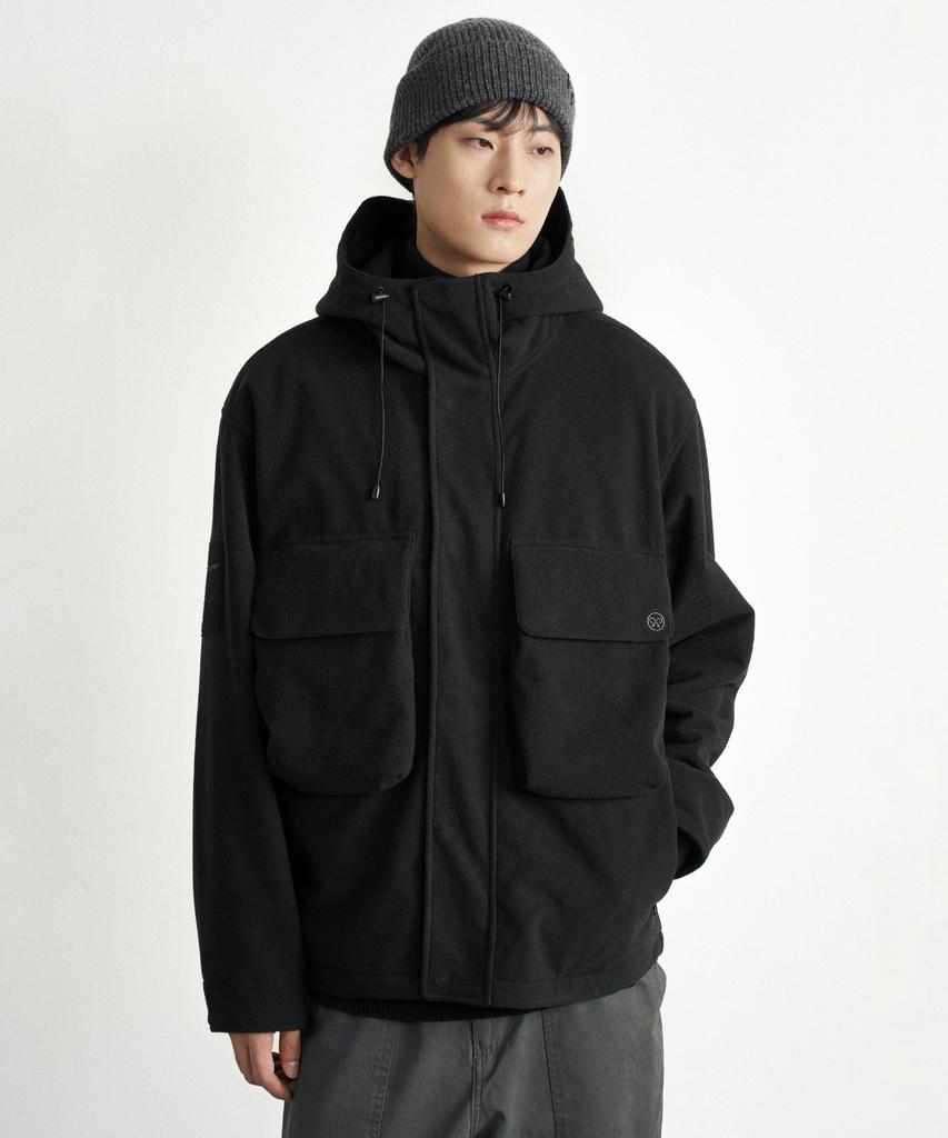 Helement Perfect Windproof Fleece Jacket (Black)