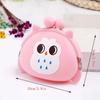 1Pc Cute Pretty Cartoon Owl Silicone Jelly Wallet Change Bag Keys Pouch Coin Purse Storage Bag