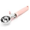 Stainless Steel Ice Cream Scooper Multifunctional Pressable Fruit Spoon Dual-Purpose Ice Cream Ball Spoon Kitchen Supplies