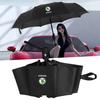 2025 New Windproof Folding Umbrella Anti-UV General Portable Car Decor For Skoda S Kodiaq Fabia Kamiq Karoq Octavia 3 A5 A7 Rapi