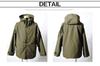 ECWCS PARKA Eco Wax Parka Military Jacket Water Repellent [Houston] Men's (Olive Drab, L)