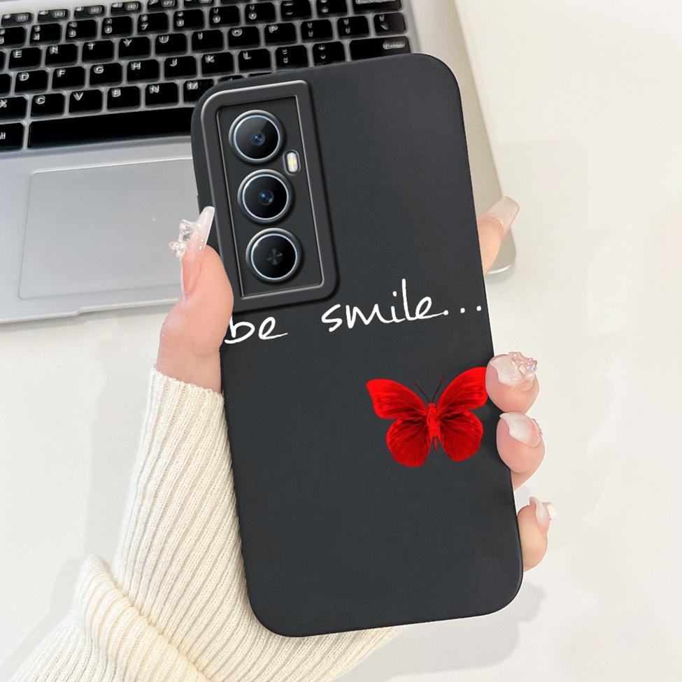 Funda For Realme C65 RMX3910 Back Cover For Realme C65 4G Case Shockproof Luxury Flowers Cute Cartoon Cool Silicone Bumper Coque