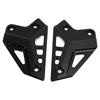 Motorcycle Foot Peg Protector Rear Plate Heel Guard Aluminum Alloy Replacement for Z900 2017‑2021Black