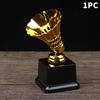 Трофей по бадминтону Золотые пластиковые призы для детских соревнований Наградная медаль Декоративная модель Спортивная игра Игрушка Чемпион