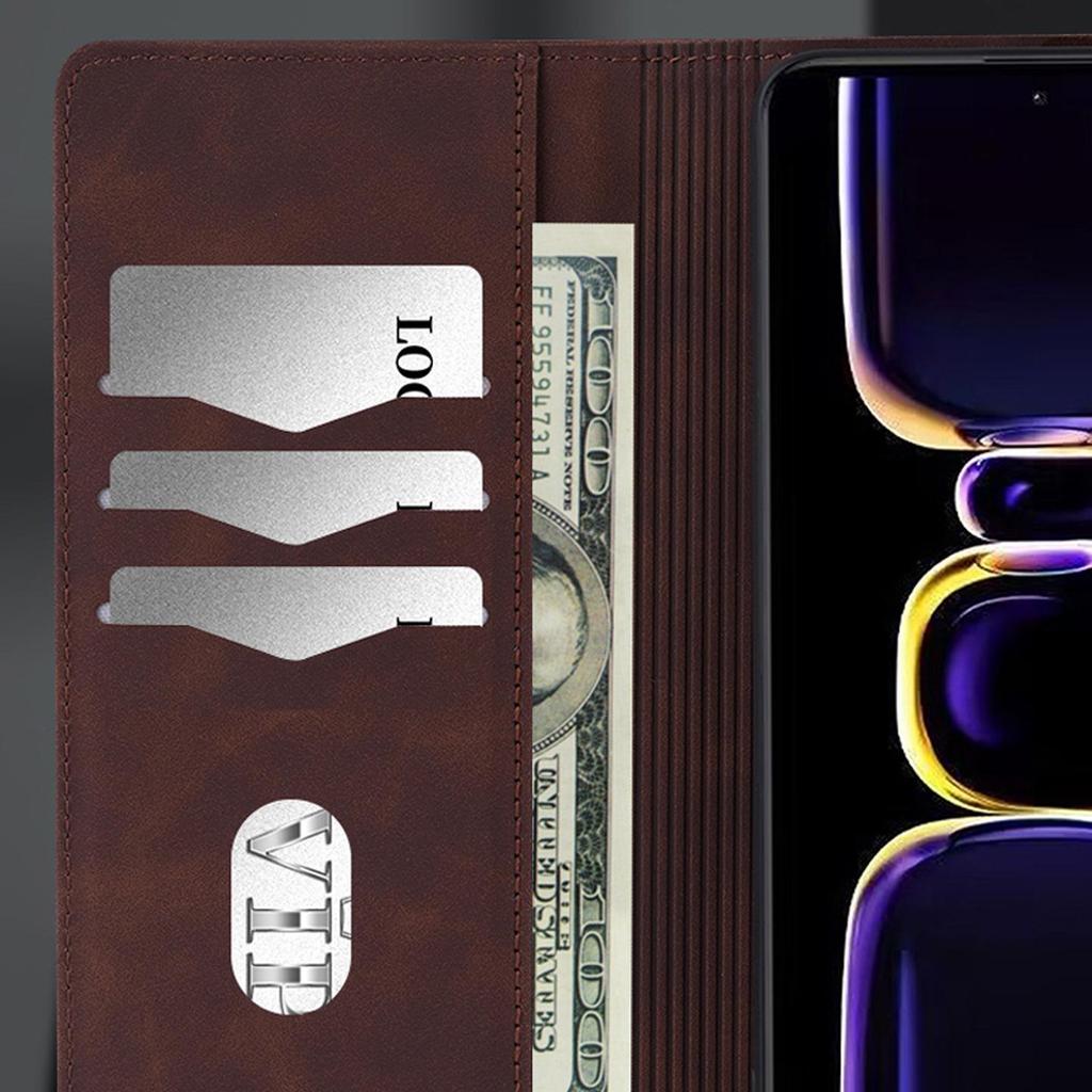 Кожаный чехол-книжка iQOO 15 с полной защитой - Защита от падений для модели V2505A