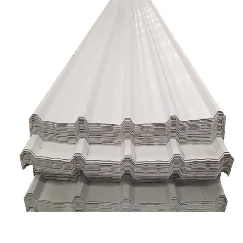 White Corrugated Steel Sheet