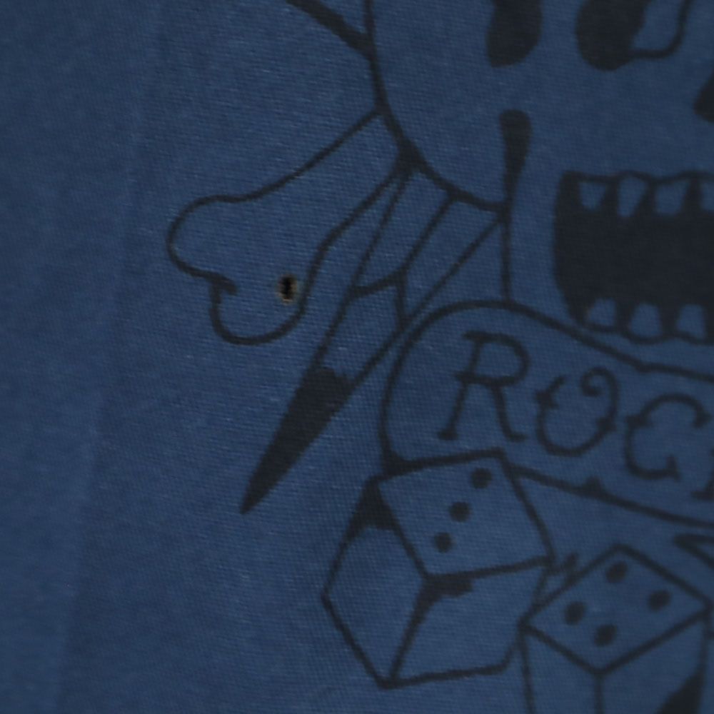 WACKO MARIA Сделано в Японии Шорты с узором черепа M Синие Мужские Б/у