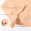 Silicone Real with Shorts Feminization for One Size Fits Easy To Put On and Take Off [EMYJIFA] Pants, Insertion, Urethra, Hip-up, Style,