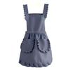 Korean Style Lace Aprons Cotton Art Painting Apron Durable Cooking Aprons  for Women Girl