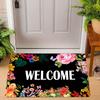1Pcs Anti Fatigue Kitchen Rug Floral Waterproof Non-Slip Thick Cushioned Kitchen Mat Heavy Duty Comfort Standing Mat for Kitchen