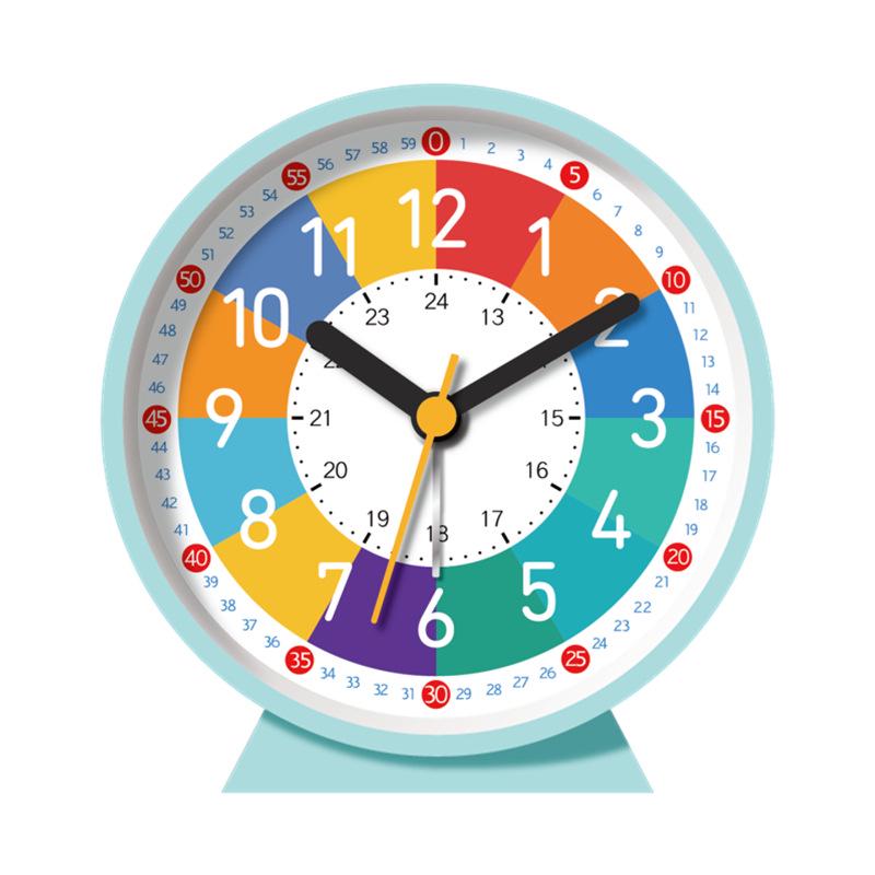 Бесшумный детский будильник с ночником - Мультяшный дизайн для спален и общежитий