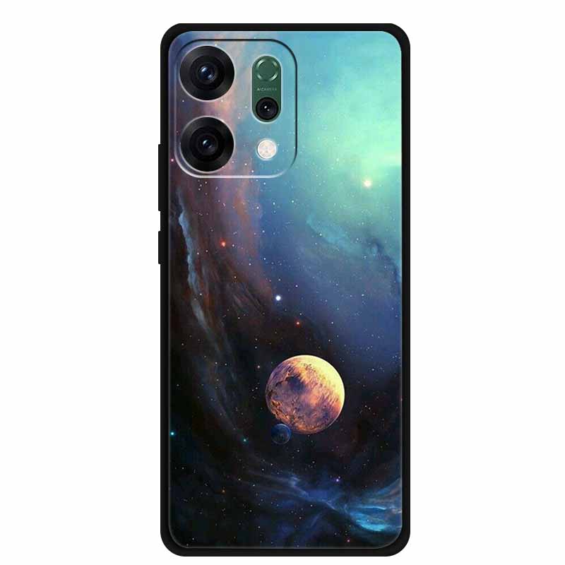 For Oppo Reno 14 5G Phone Case 6.59" Fashion Luxury Casing Black Silicone Soft Back Cover For Oppo Reno 14 Shockproof Capa Funda