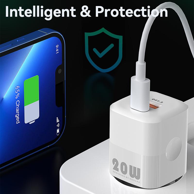 20 Вт GaN PD USB C зарядное устройство для iPhone 15 14 13 12 Pro Max mini SE Phone QC 3.0 PD 3.0 USB Type C быстрая зарядка для iPad Air