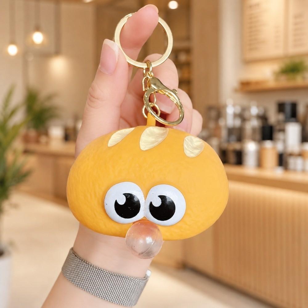 Stress Relief Bubble Squeeze Keychain Dessert Shape Food Fidget Toy Decompression Toy Party Favors