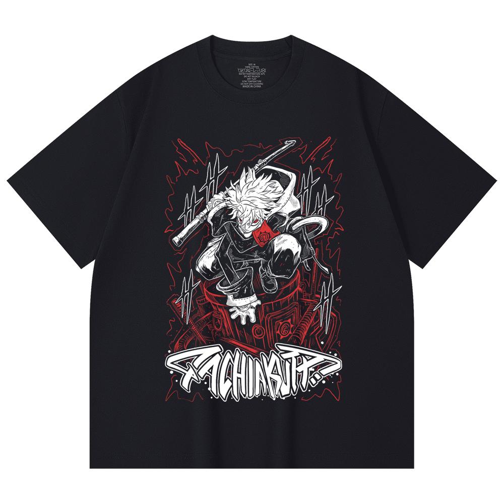 230 Gsm 100% Cotton Gachiakuta V1 Rudo Print Unisex Heavy Cotton T Shirt
