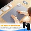 USB перезаряжаемый электрический обогреватель для рук зимние лыжные перчатки для велоспорта спортивные перчатки без пальцев