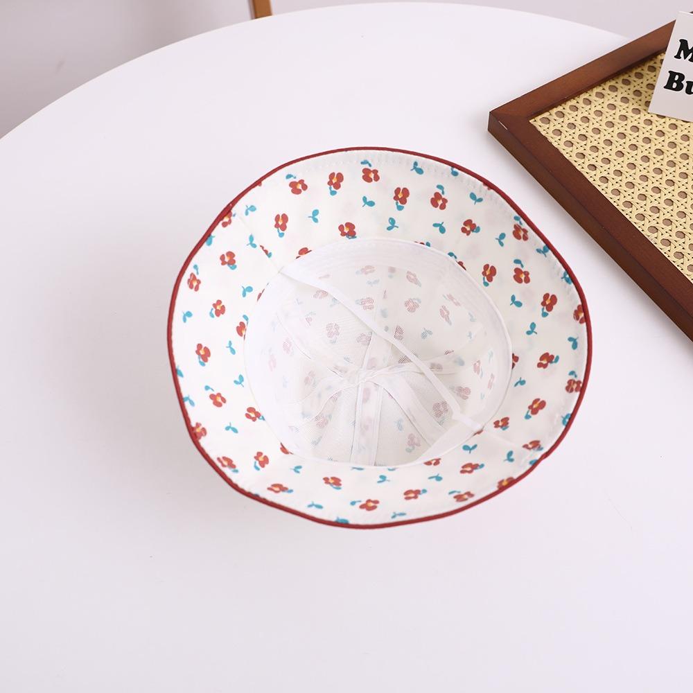 Korean Style Empty Top Kid Sunhat Bowknot Children's Fisherman Hat Baby Shading Hat  Spring/Summer