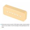 Крышка звукоснимателя uxcell Guitar Pickup Cover Double Coil Pickup Plastic Closed Shell для электрогитары 50 мм 52 мм Pole P90 Cream 2 шт.