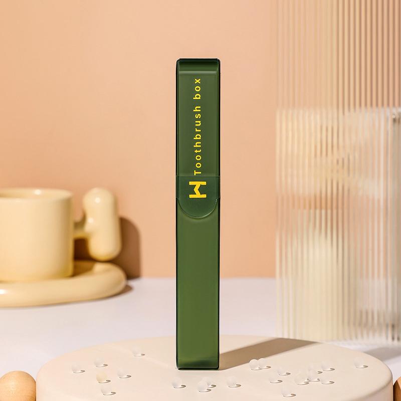 Дорожный портативный футляр для зубных щеток, пылезащитный чехол для хранения аксессуаров для ванной комнаты, защитный чехол для зубной щетки, дорожное хранение