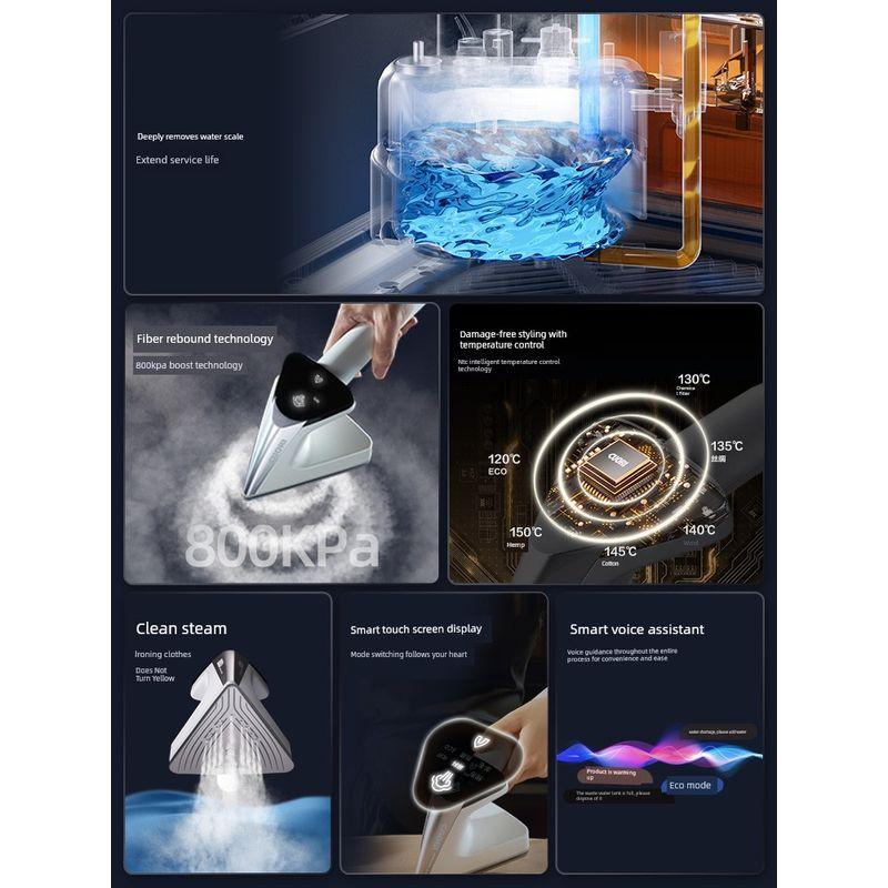 [32Nd Anniversary Edition] Zhuoli 2026 New Model Household Garment Steamer with Pressurized Steam and Voice-Controlled Smart Ironing Machine