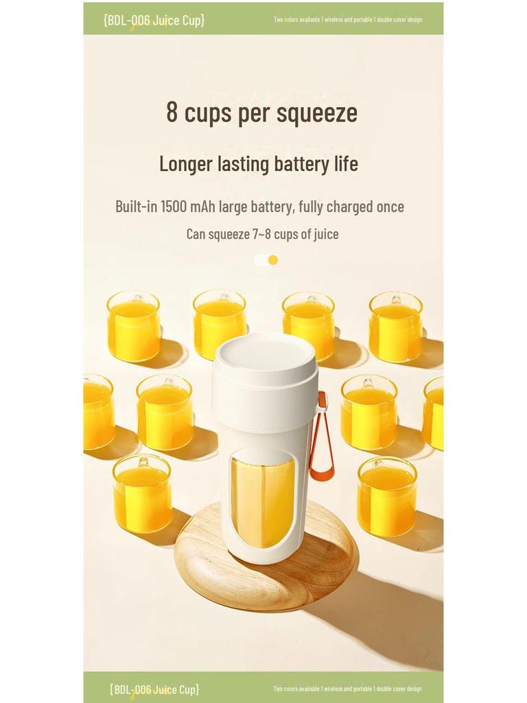 Portable Multi-Function Wireless Juicer & Blender Cup