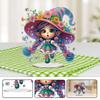 Акриловая специальная форма Цветочная чашка с кошкой Алмазная картина Настольные украшения Набор Эльф Девушка Лебедь Сделай Сам Ремесло Кристалл Картина Домашний декор