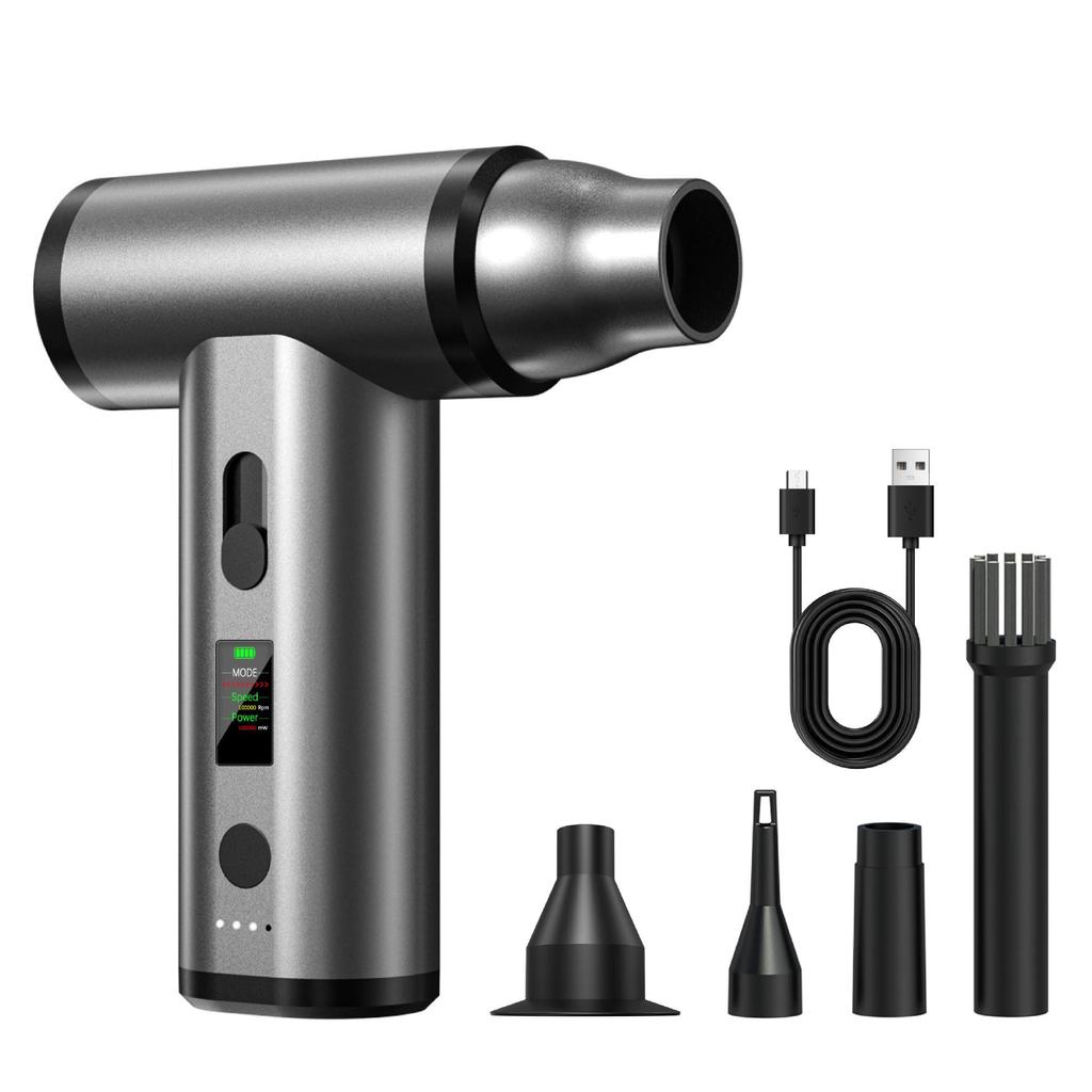 Портативный беспроводной пылеуловитель двойного назначения для чистки дома, автомобиля и электроники (Клавиатура, Корпус компьютера)