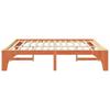 Bed Frame Brown 180 x 200 cm Solid Pine Wood
