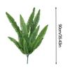47/90cm Outdoor Faux Ferns UV Resistant Large Artificial Ferns Fake Plants Greenery Artificial Boston Ferns Outdoor Decor