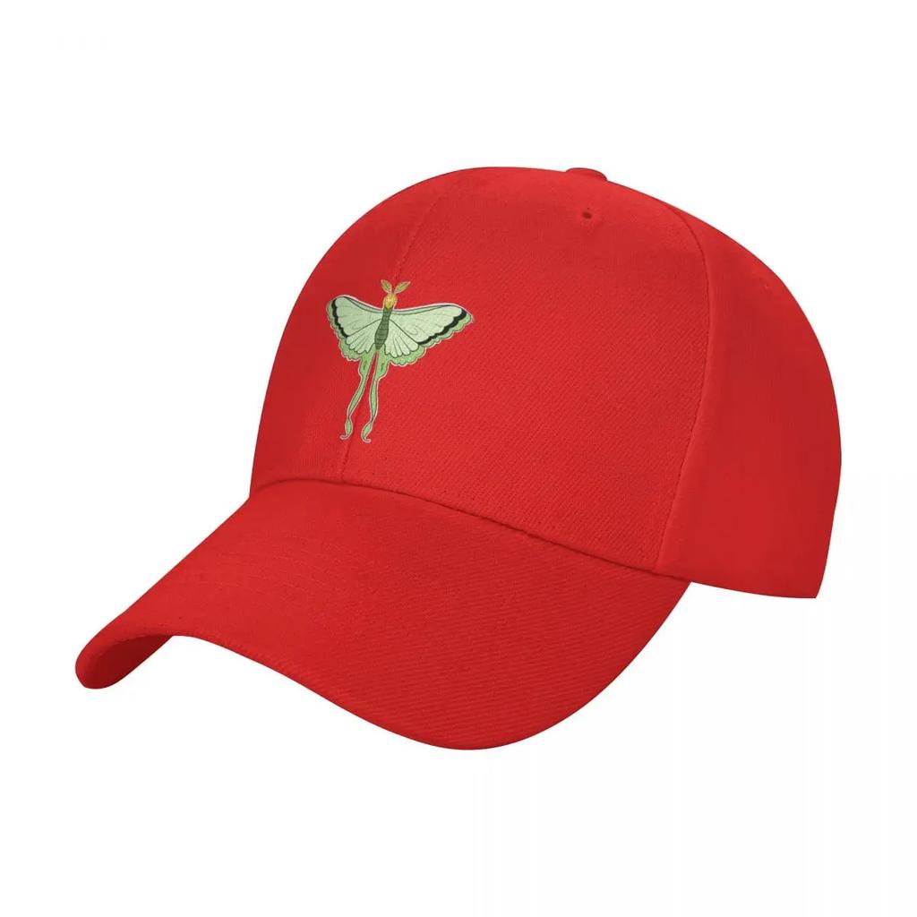 Luna Moth Baseball Cap Luxury Brand Anime Hat Hat Beach Golf Wear Men Womens