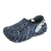 Eco Marvel мужские женские сандалии-тапочки Aqua Shoes черные серые 208454 0le