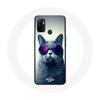 Case - Maniacase - Oppo A53 - Soft - Grey - Cat Glasses