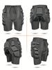 1 Piece Men's Snowboard Compression Shorts, 3D Protective Padded Compression Shorts - Athletic Style for All Seasons.