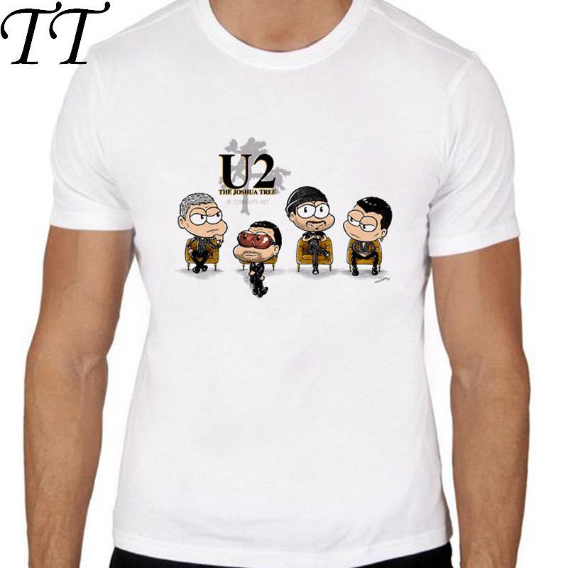 U2 t shirt Men anime TShirt Men Tops boy male tshirt top Tee Clothes TMM954