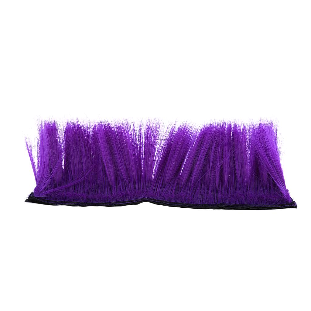 Motorcycle Helmet Mohawk Wig 6 Colors DIY Helmet Hair Horns Car Wash Sponge EVA For Washing Motorcycle Bike Car Window Glass