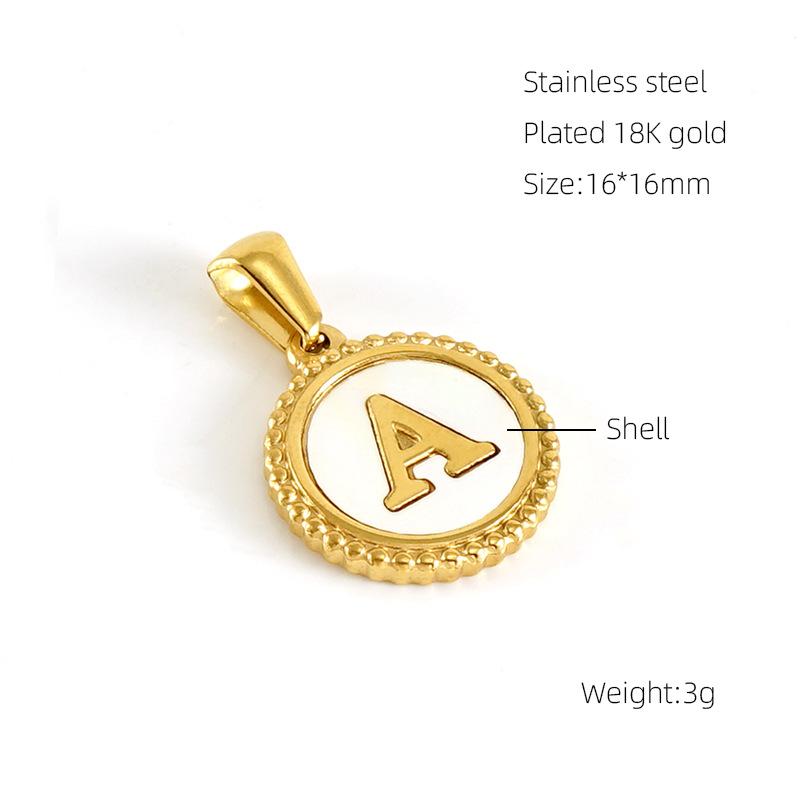 New 18K stainless steel pendant trend necklace niche design classic hot-selling explosion