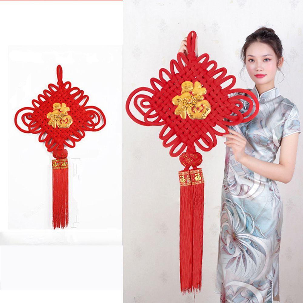 Hanging Decoration Red Chinese Knot New Year Decor Room Wall Ornament Spring Festival Pendants