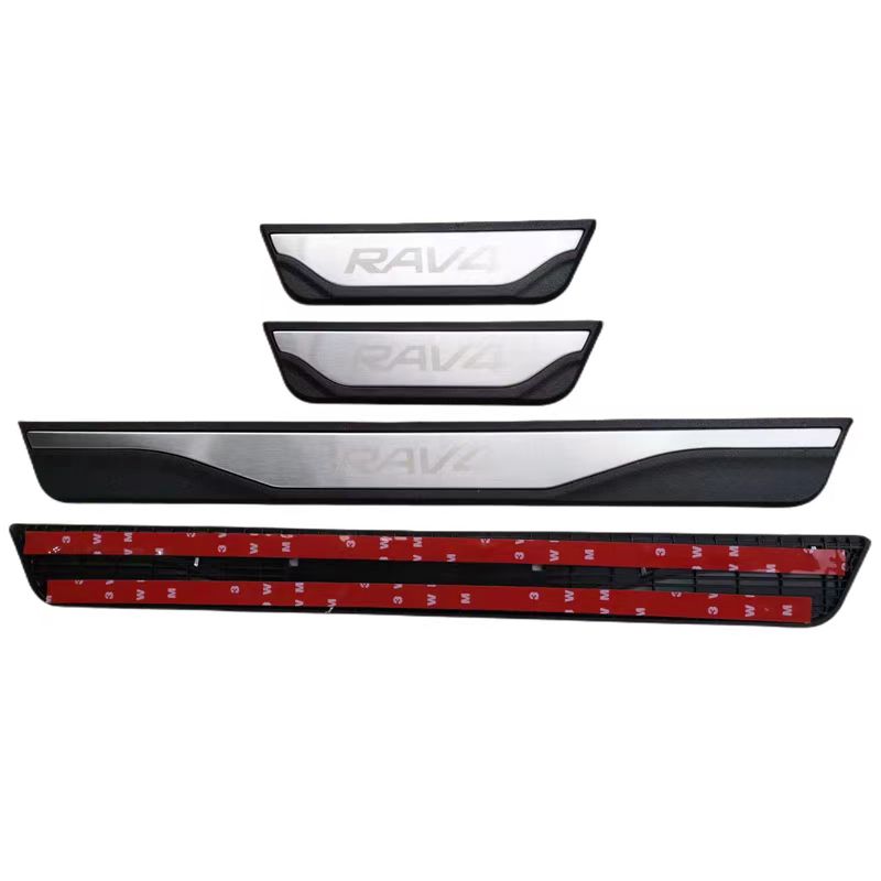 Для Toyota RAV4 RAV 4 2014 2015 2016 2017 2018 нержавеющая накладка на порог двери протектор педали отделка автомобиля Стайлинг