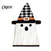 Настраиваемый набор букв для Хэллоуина, Деревянные украшения BOO, Буквенные украшения, Рустикальные летучая мышь, тыква, привидение, Игривые настольные украшения, Настольные таблички