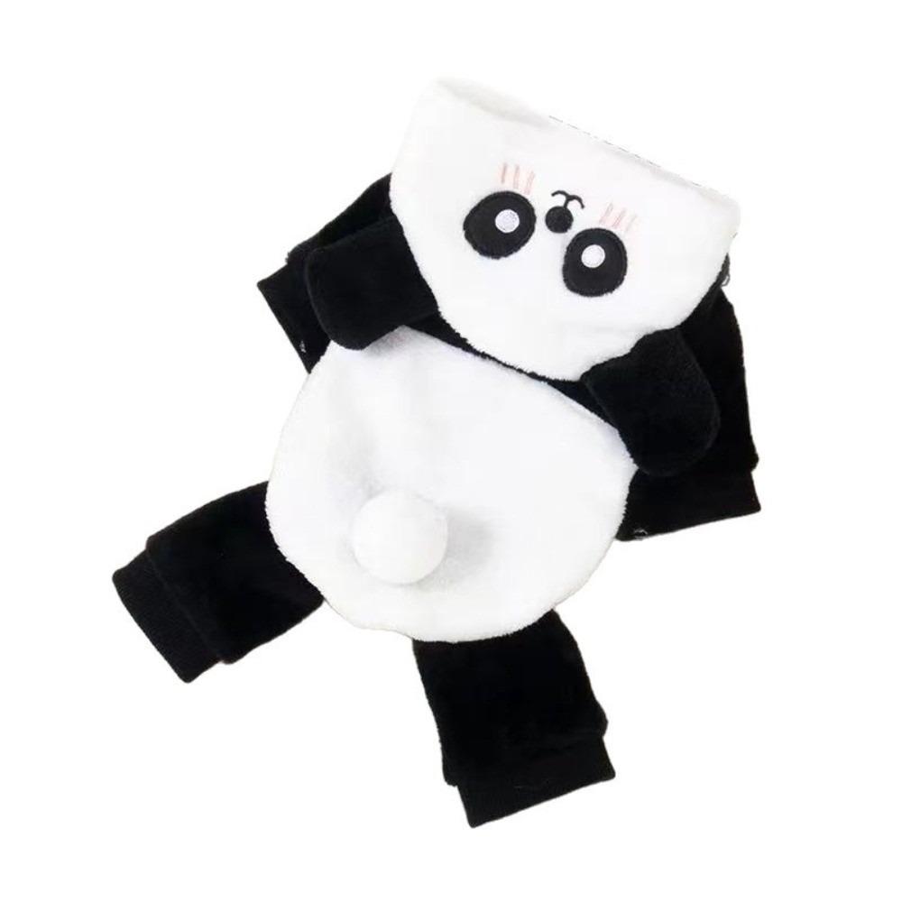 Soft Panda Transformation Dog Clothes Warm Dog Cosplay Costume Winter Dog Clothes Cosplay Party