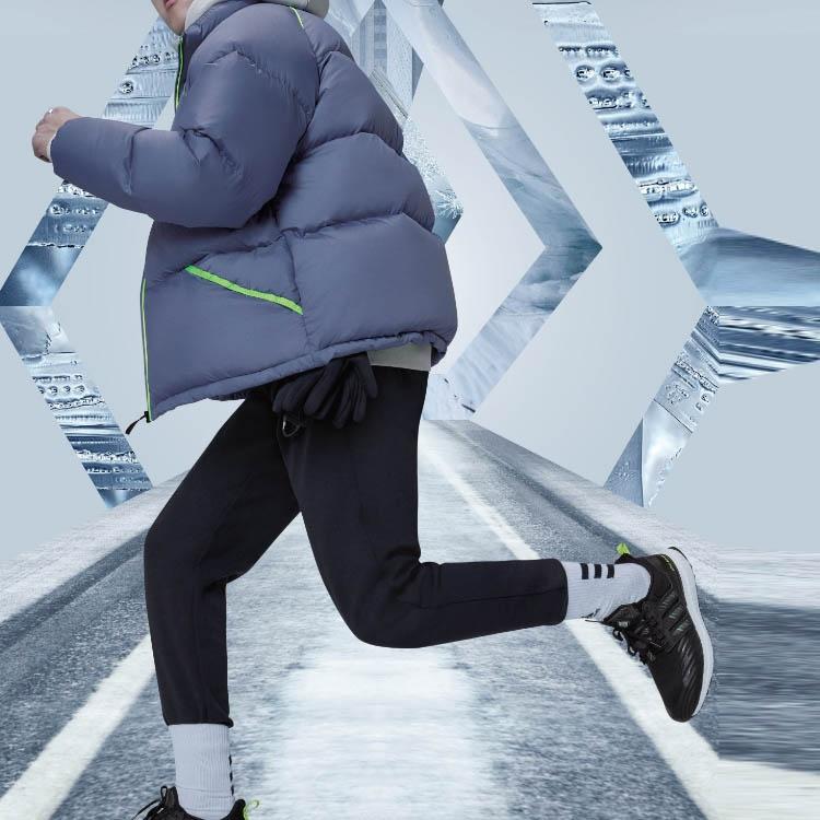 adidas Terrex Super Puffy JKT Для активного отдыха и спорта Сохраняет тепло Воротник-стойка Пуховик Королевский синий Мужская H20753