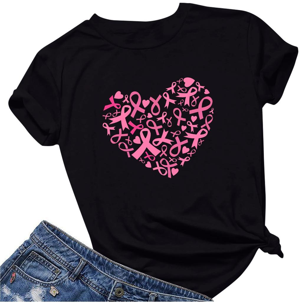 Женская мода, повседневная блузка с коротким рукавом и круглым вырезом, пуловер с принтом